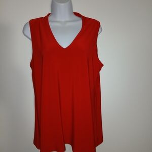 Bali Vivid Red Sleeveless Tank Top